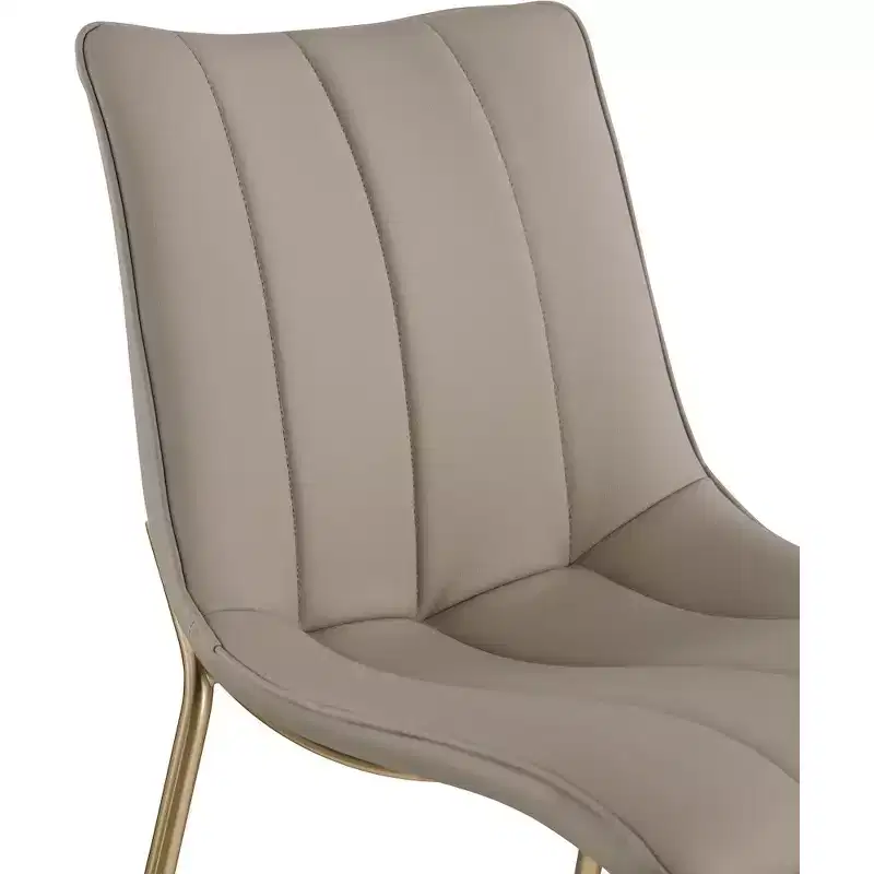 Meridian Furniture,Isla Vegan Leather Dining Chair, Set of 2