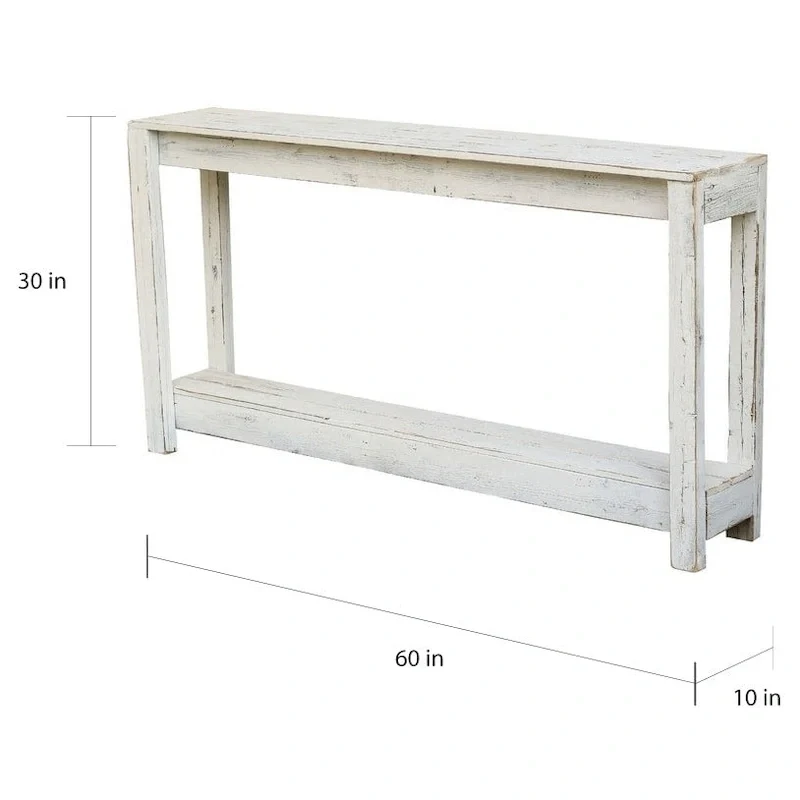 Reclaimed Wood Sofa Console Table