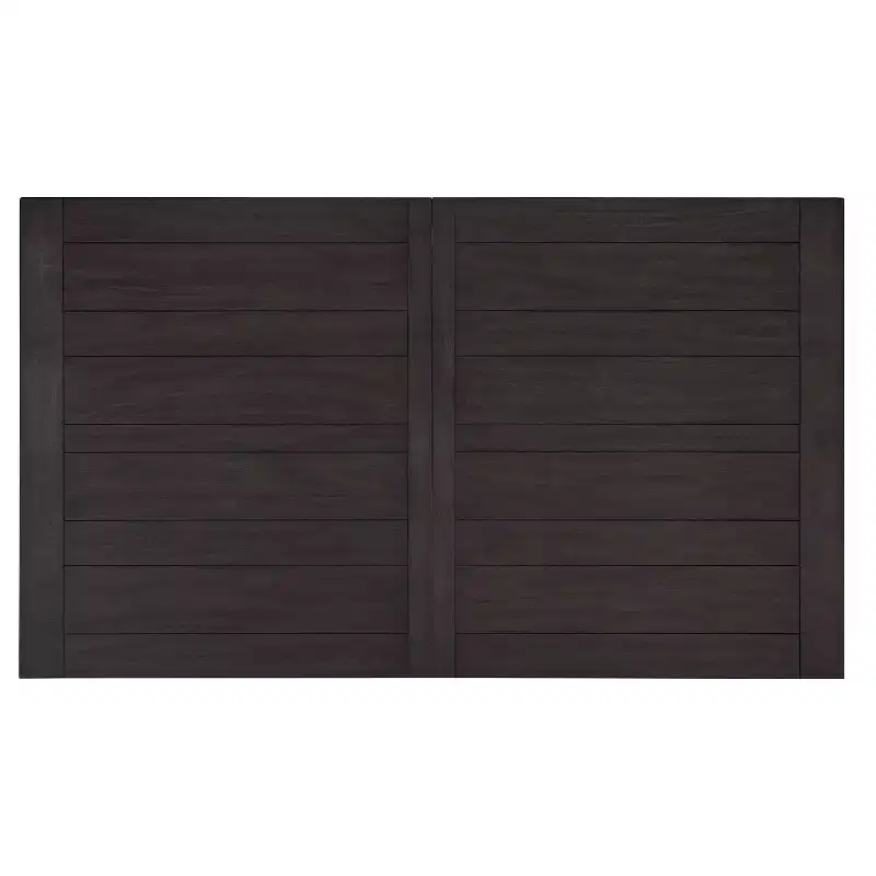Steve Silver Co. 7pc Napa Dining Set Dusky Cedar: Rectangle Table, Upholstered Chairs, Veneer Finish