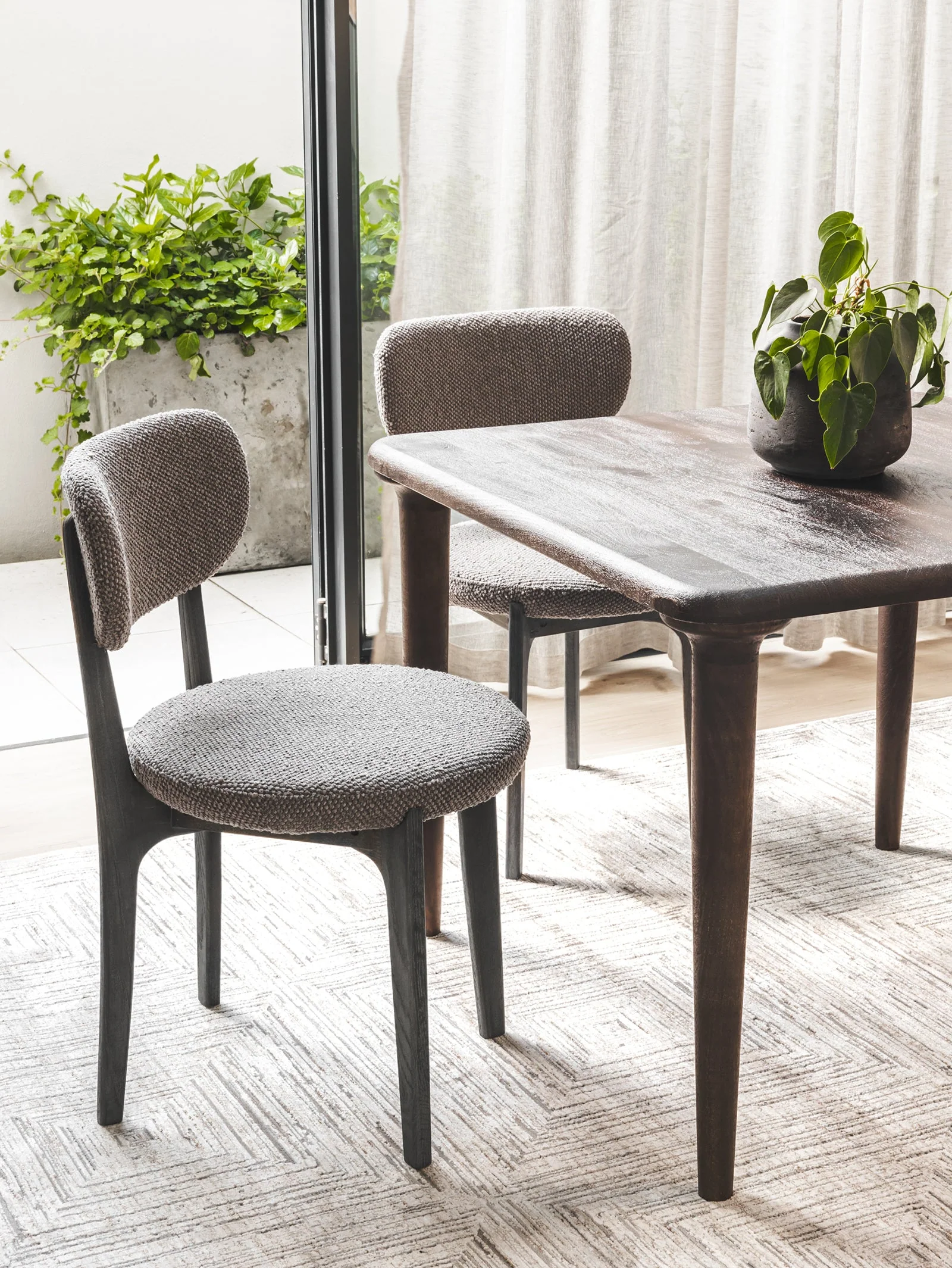 Solid Oak Dining Chair for Dining Room