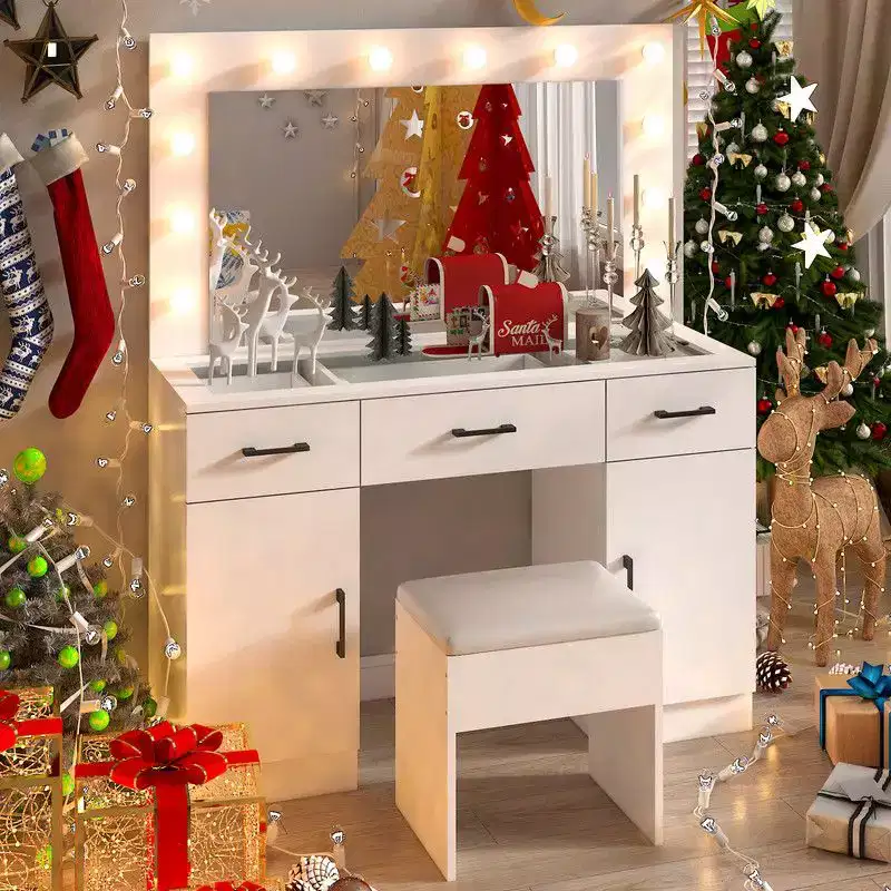 White Dressing Table Set