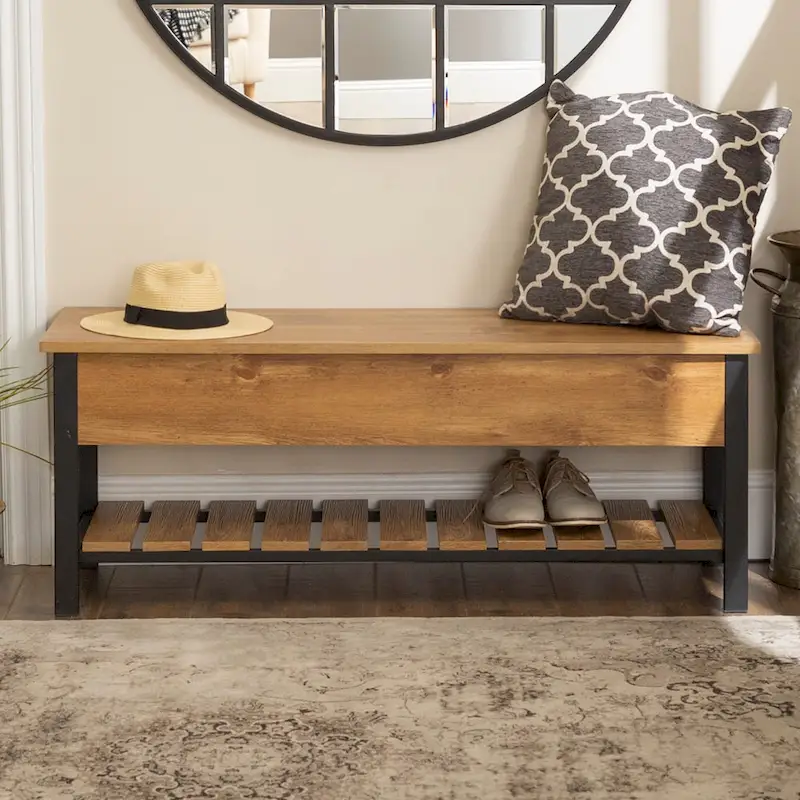 Lift-top Storage Bench