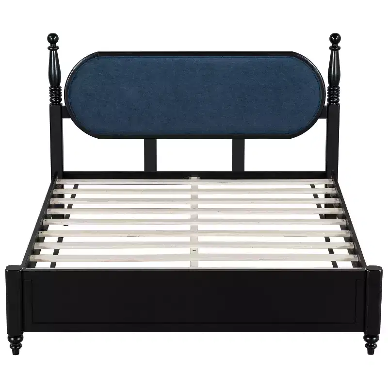 Christopher Knight Home Sophie Modern Rubberwood Upholstered Bed Frame
