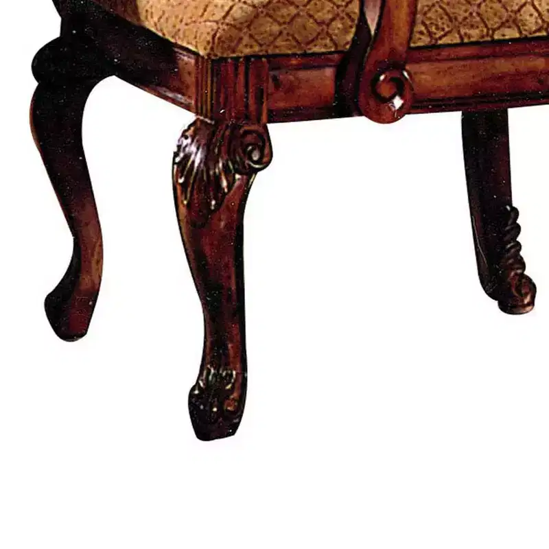 Acme Furniture Chateau De Ville Dining Chairs Diamond Pattern Cherry Finish