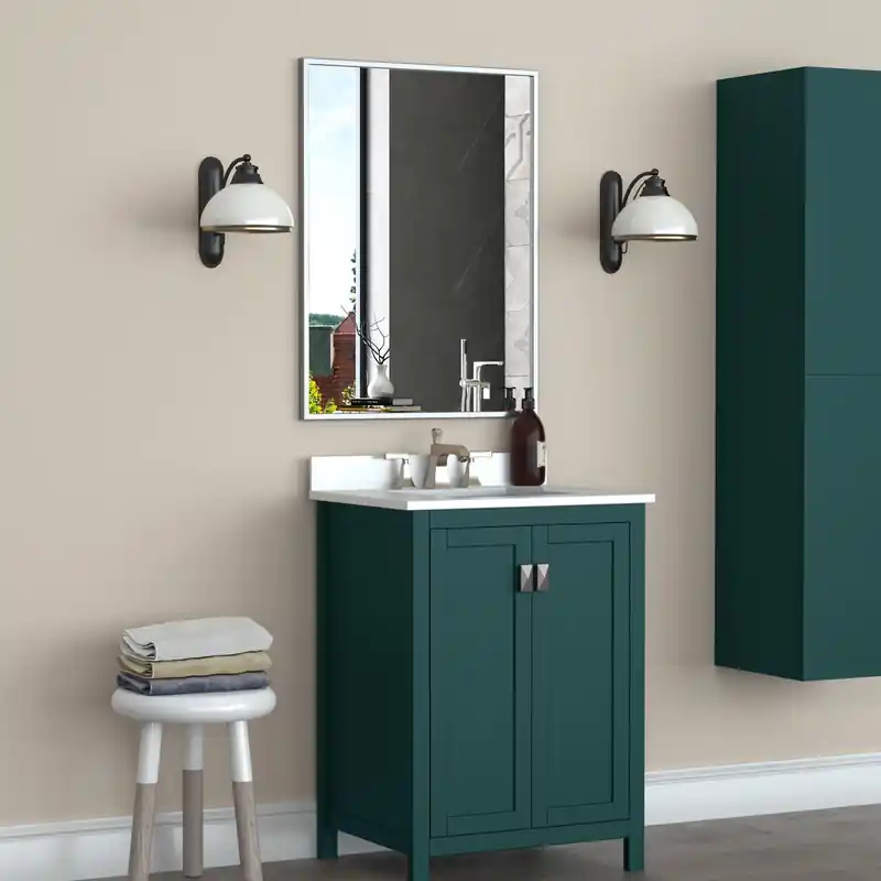 Border Silver 32 Mirror