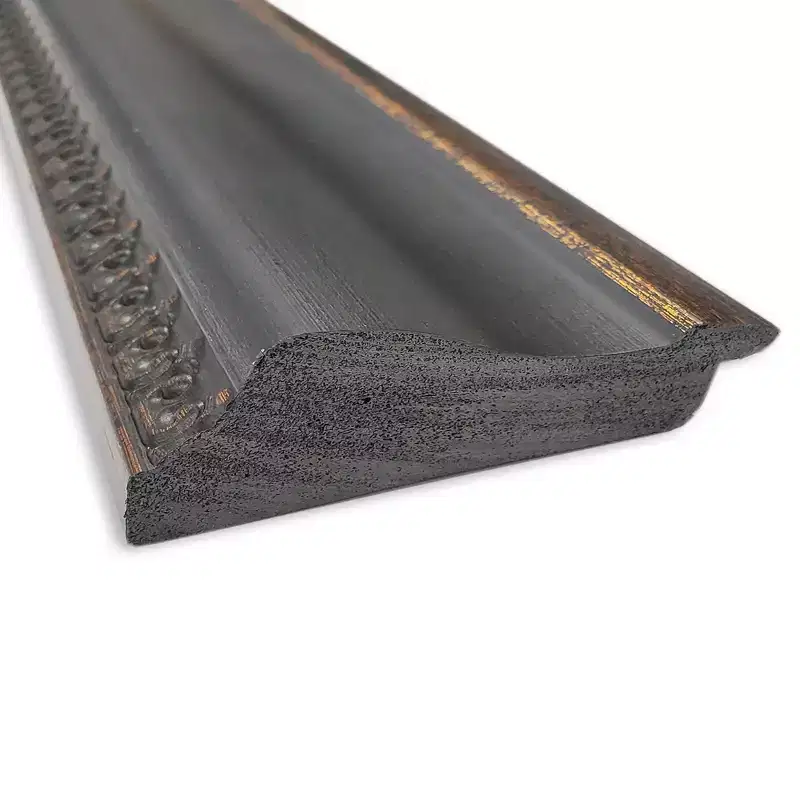 24" x 30" Non-Beveled Thomas Black Bronze Wall Mirror