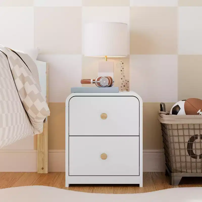 Storkcraft Santos 2 Drawer Nightstand