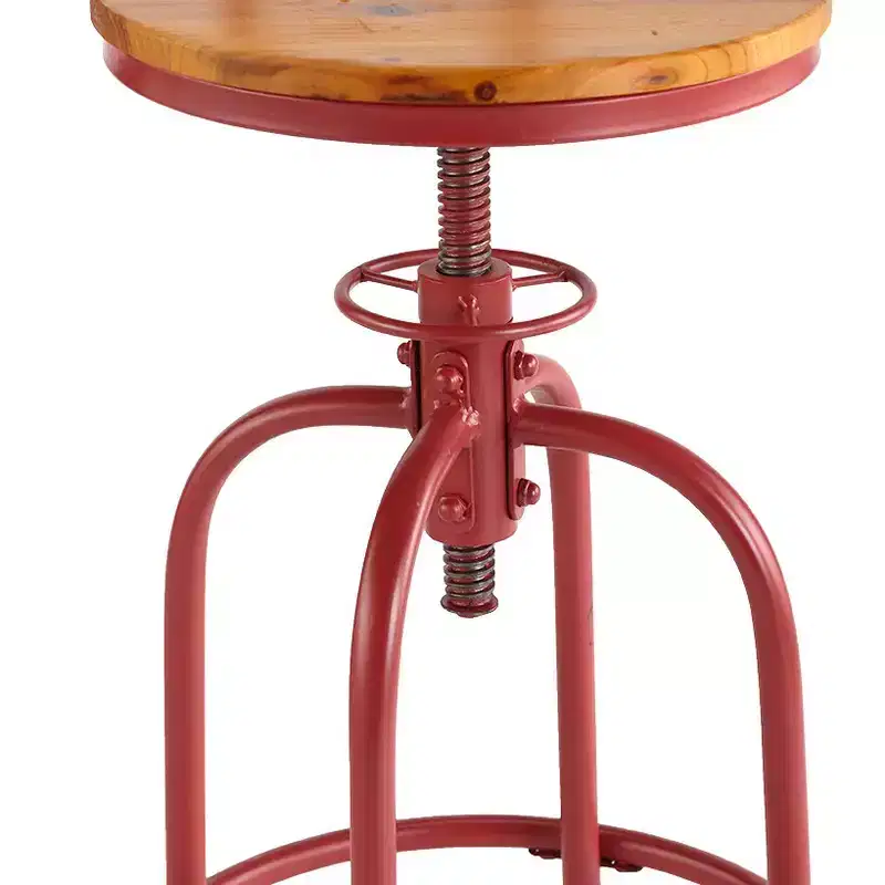 The Adjustable Swivel Stool with Back -