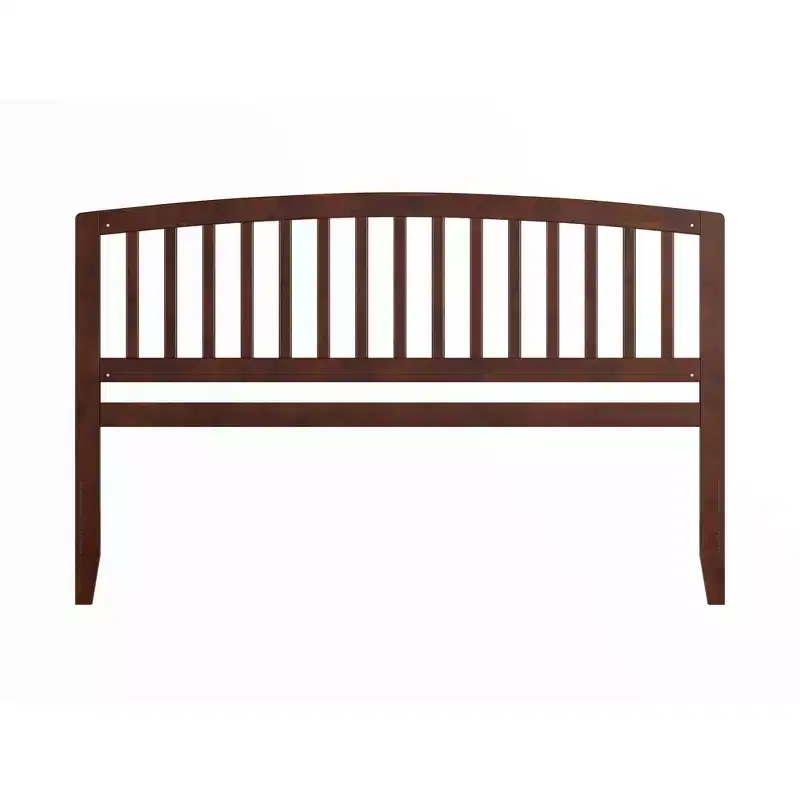 AFI King Richmond Headboard Walnut: Satin Stained Finish, Wood Frame, Spot Clean, 50" Height
