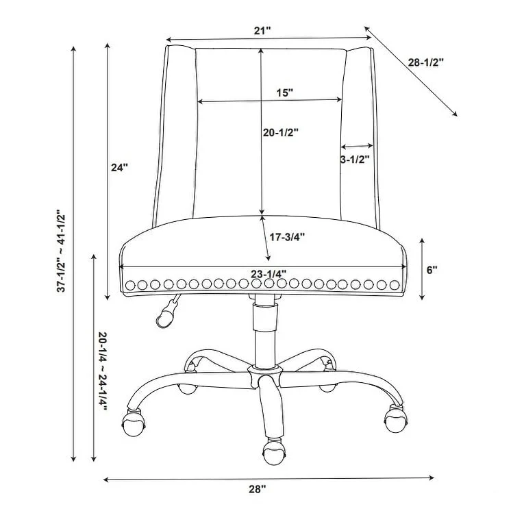 Optical Print Swivel Office Chair