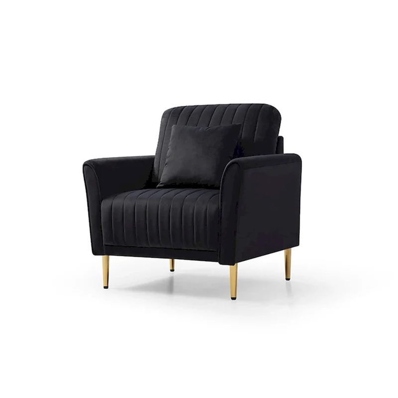 Velvet Accent Chair Living Room Chair Set of 2