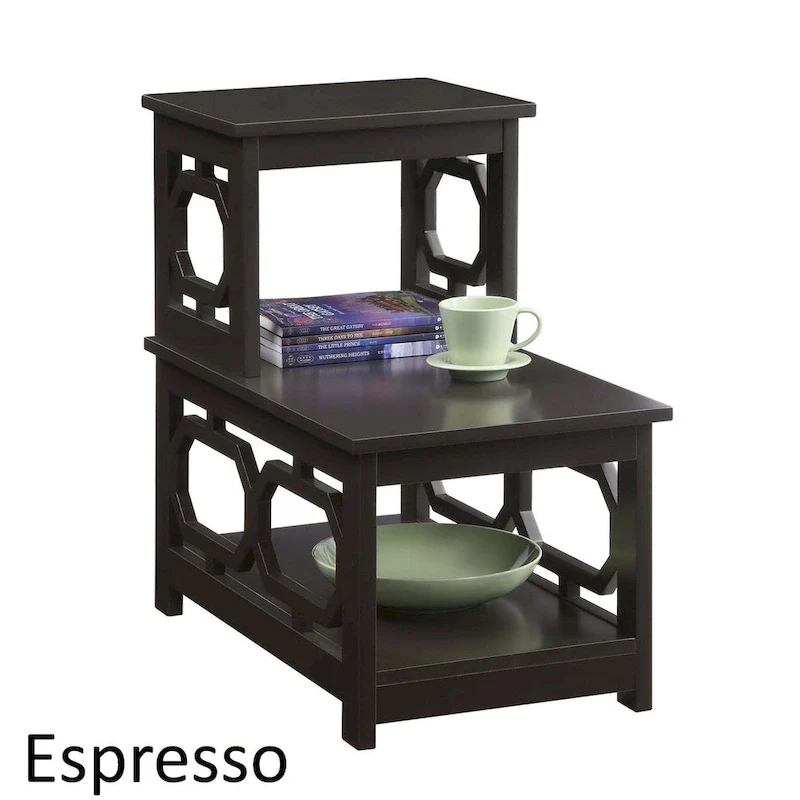 2-Tier L-Shaped End Table