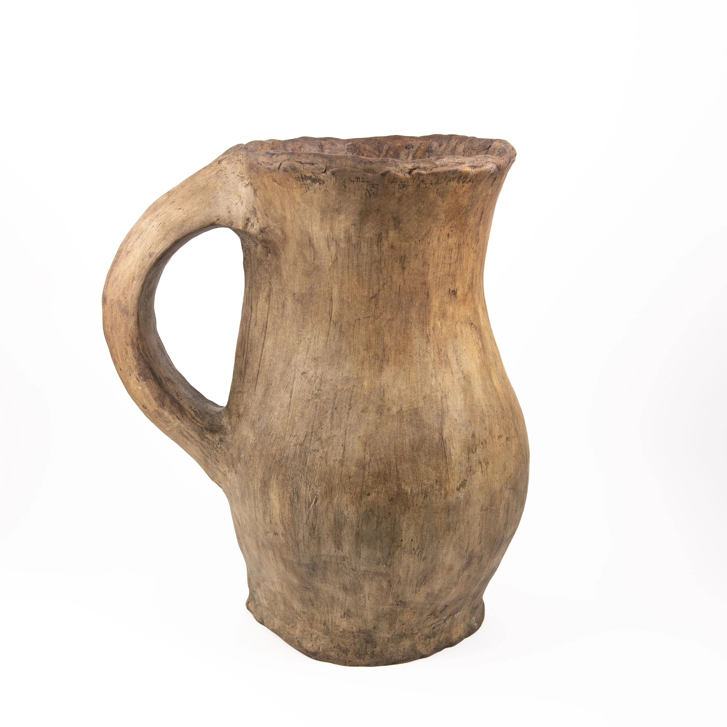 Oiled Linseed Earthenware Jug