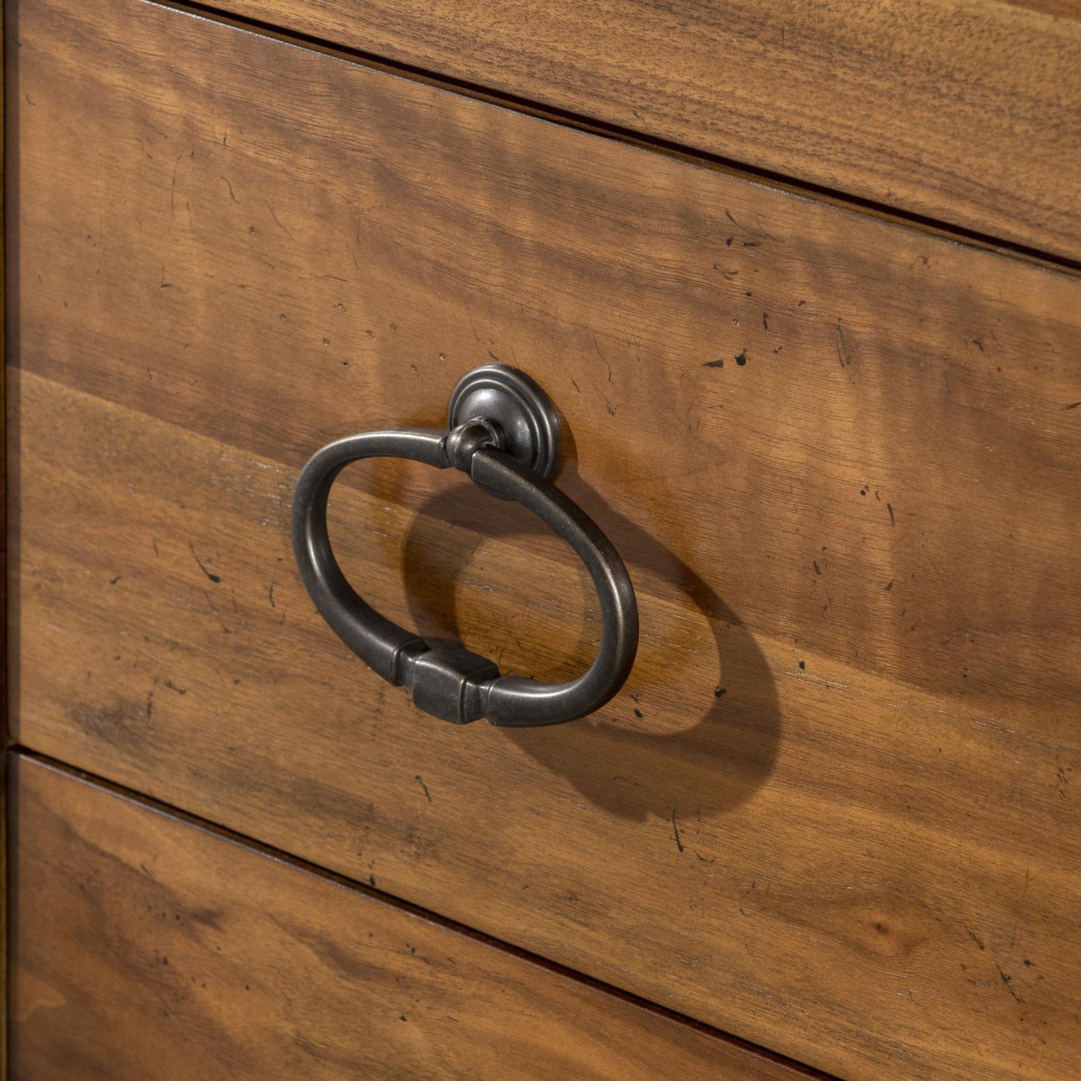 Nightstands d Walnut product Features Beautiful Walnut Veneer Waterfall Top s and Bracket Feet