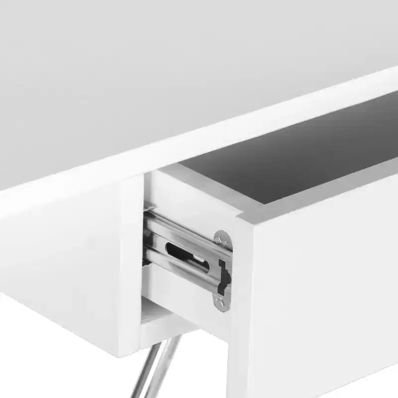 Molloy Desk - FOX2212 - White/Chrome - Safavieh Couture