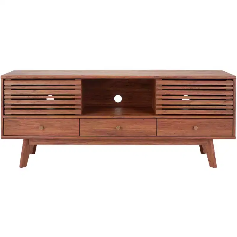 Alatar 3 Drawer 1 Shelf Media Stand - MED9613 - Safavieh