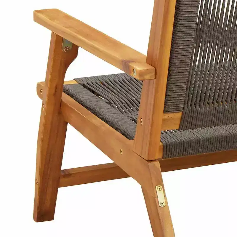 vidaXL Garden Furniture Grey 48.03 x 30.71 x 28.74 in