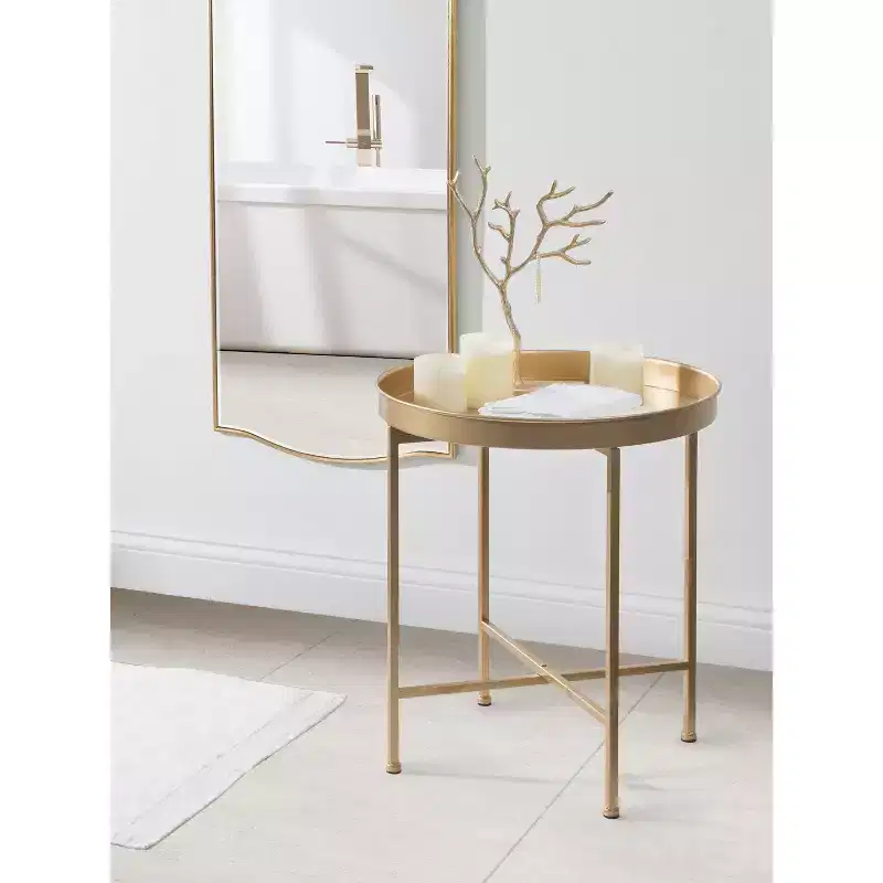 Kate and Laurel Celia Round Metal Side Table