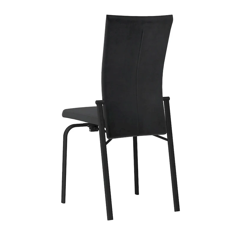 Monique Black Motion-back Side Chair