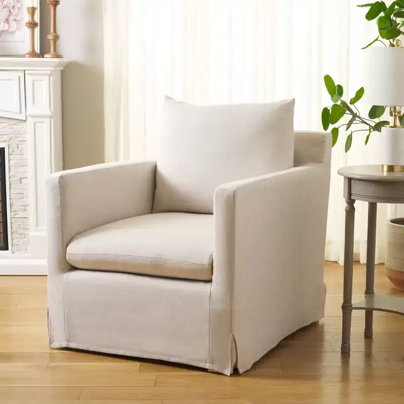 Hadara Swivel Accent Chair - ACH4513A - Bone - Safavieh