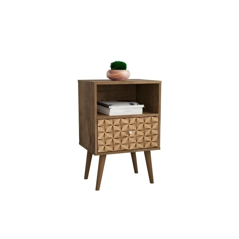 Liberty 1.0 Mid Century Modern 1 Drawer Nightstand