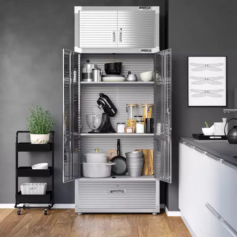 UltraHD Storage Cabinet w/ Drawer & Top Stacker 36x24x90.5