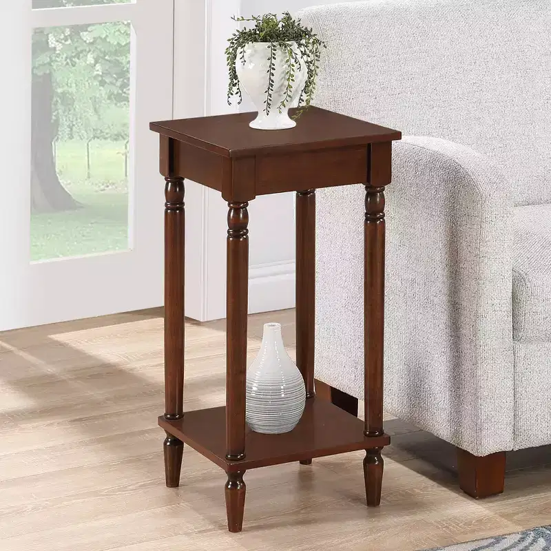 Breighton Home French Country Kim End Table with Shelf