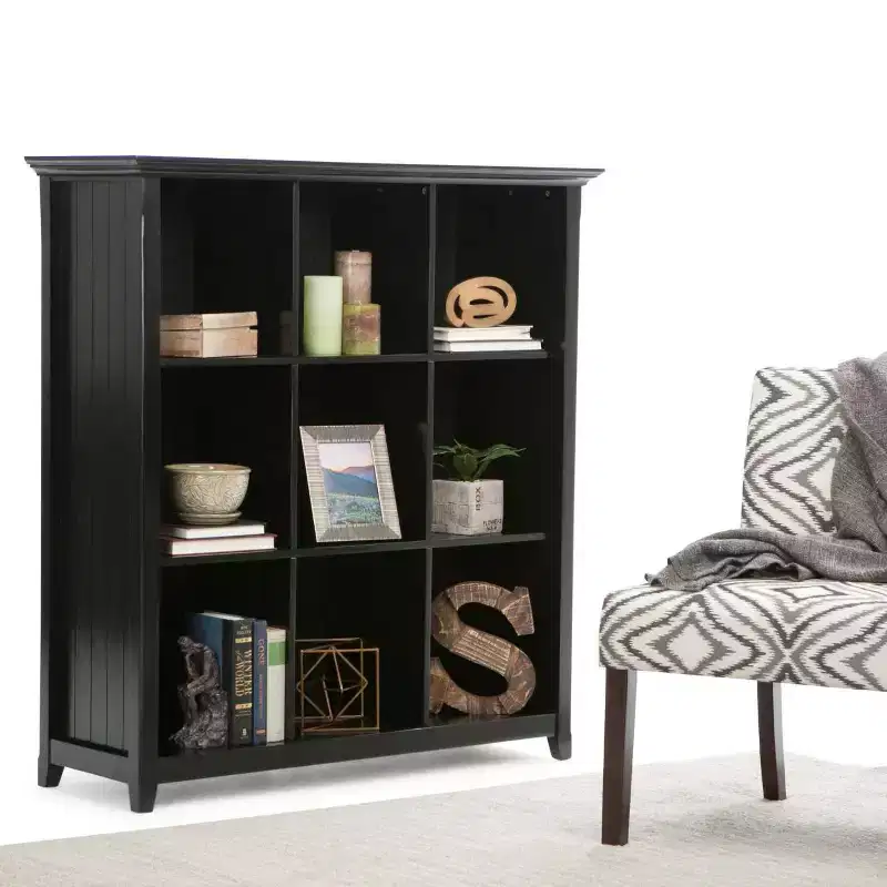 48x44 Normandy 9 Cube Bookcase and Storage Unit - Wyndenhall