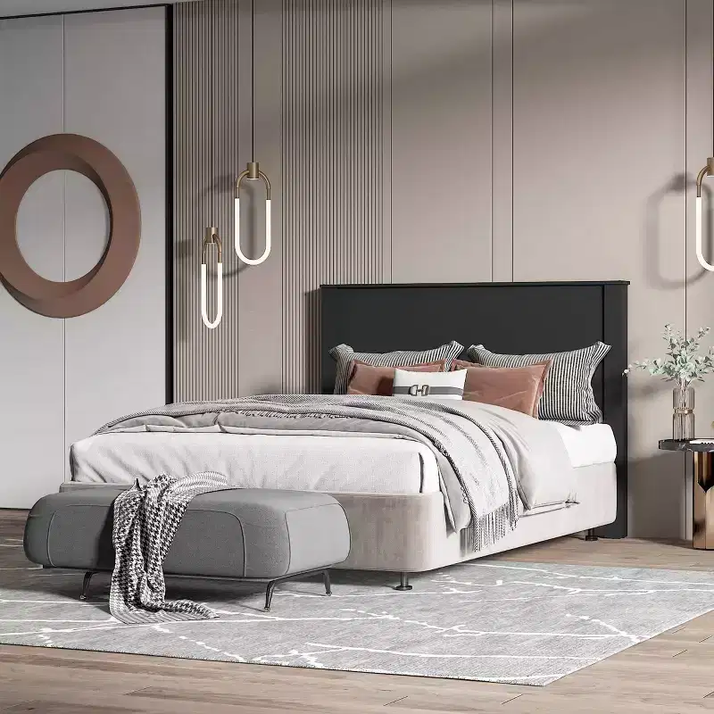 Panel Headboard, Full/Queen, Wood Composite