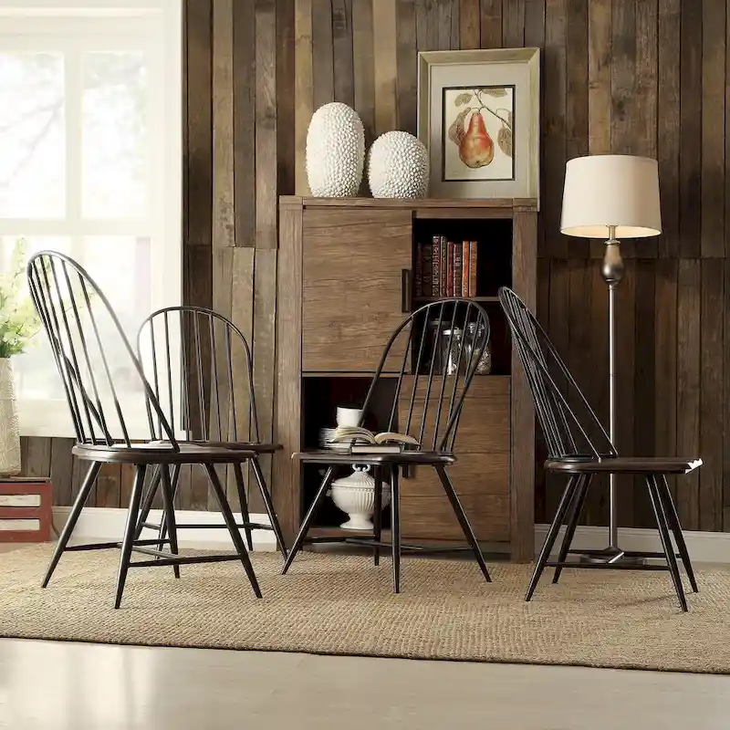 Belita 5-piece Mid-century Two-tone Modern Wood Dining Set iNSPIRE Q Modern