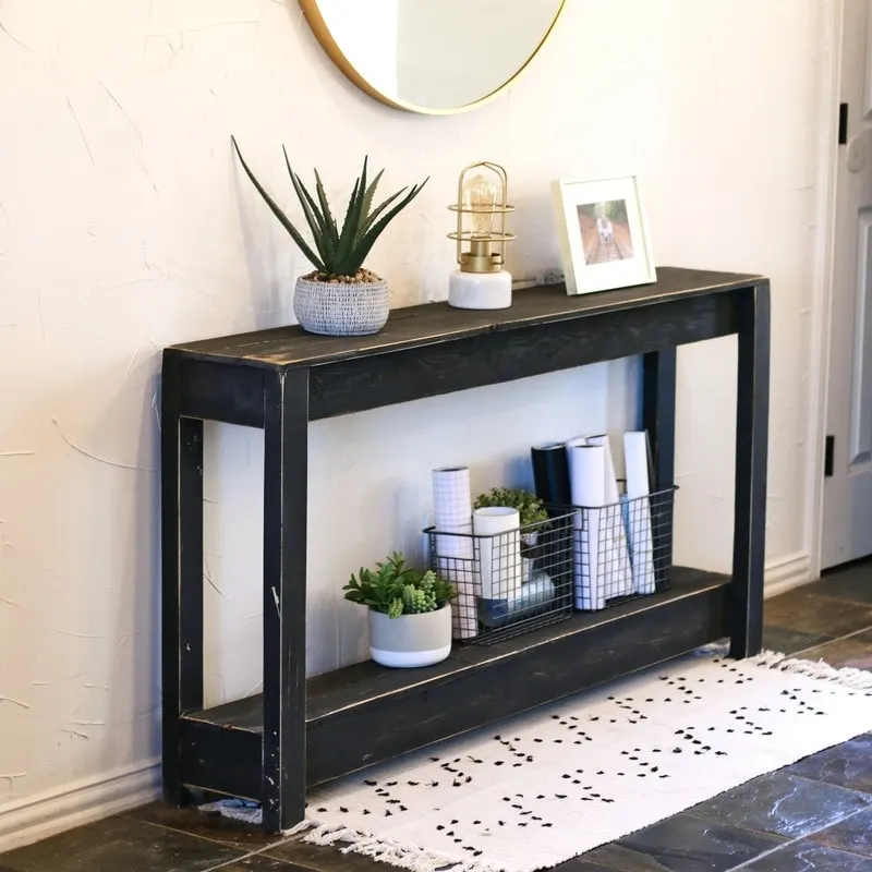 Reclaimed Wood Sofa Console Table