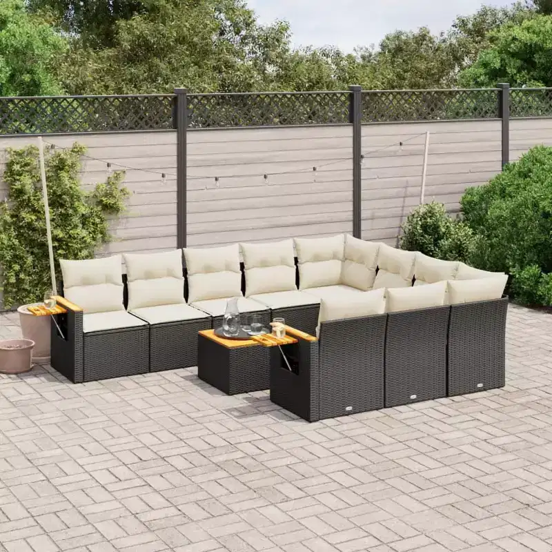 vidaXL Modular Outdoor Sofa Set in a Range of Colors