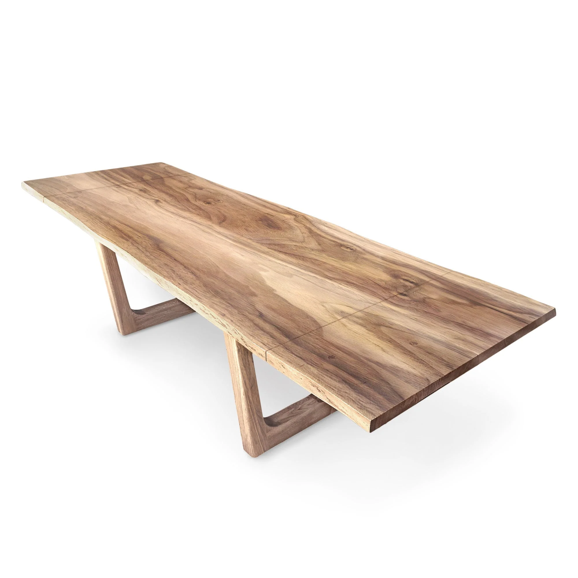 Walnut Dining Table - Handcrafted from solid wood - this exquisite natural walnut dining table is a stunning addition to any