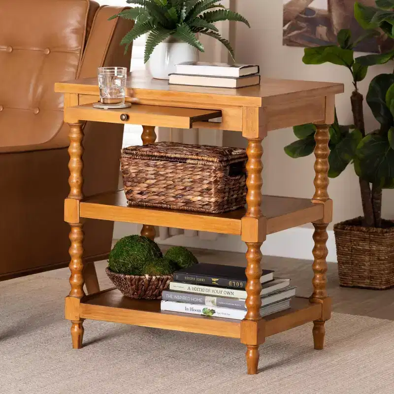 Baxton Studio Imogene Wood End Table