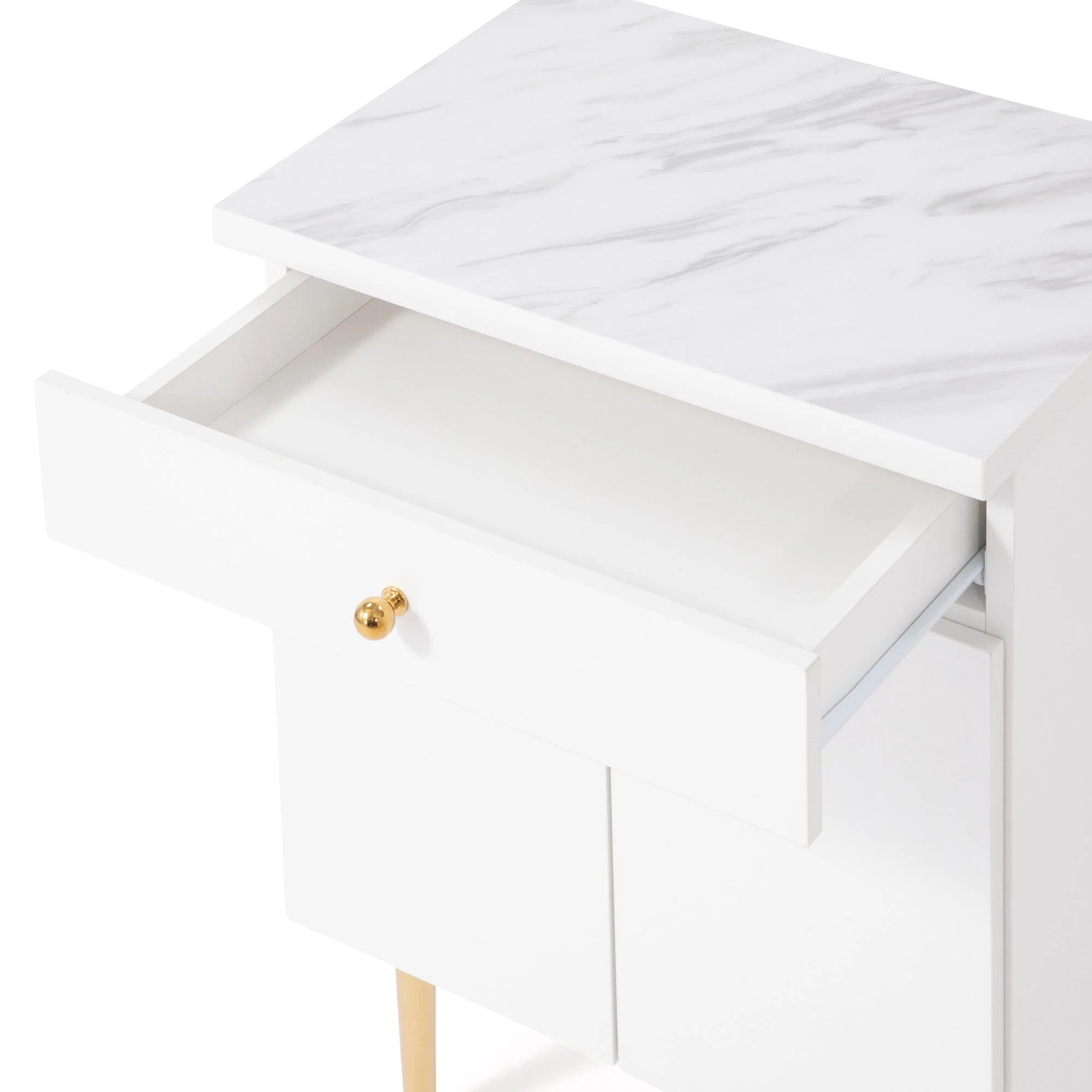 Multi-Color Sideboard with Storage Compartments