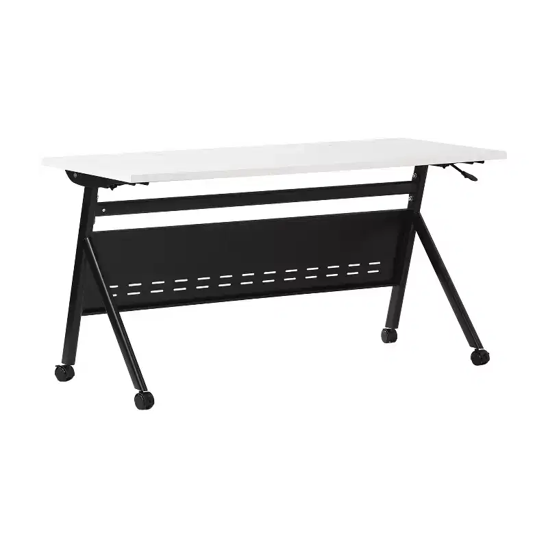 Commercial Grade Heavy-Duty Nesting Flip Training Table with Y-Legs and Modesty Panel