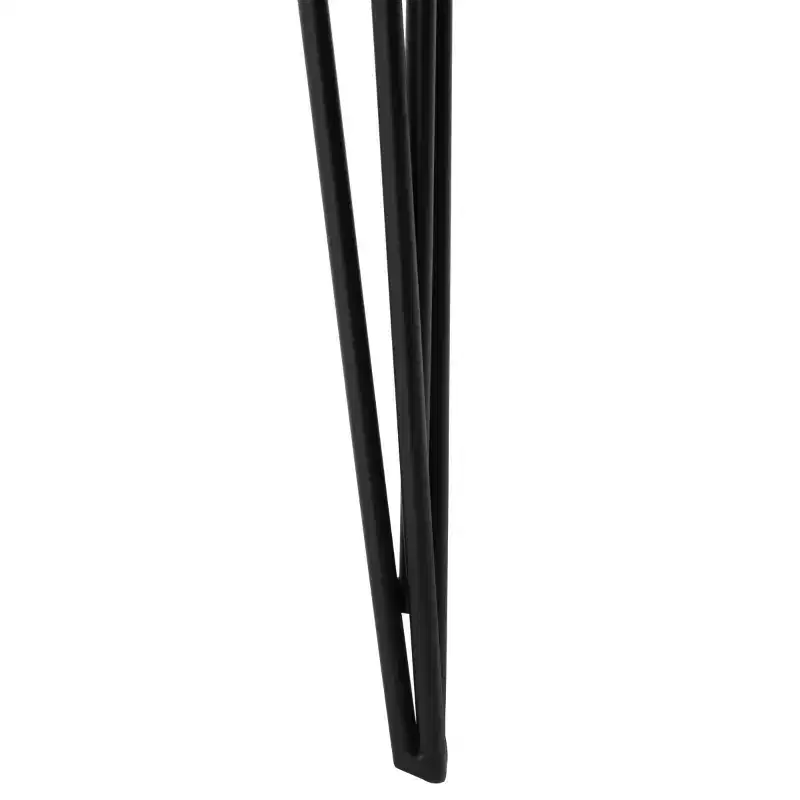 Wynton End Table – White/Black