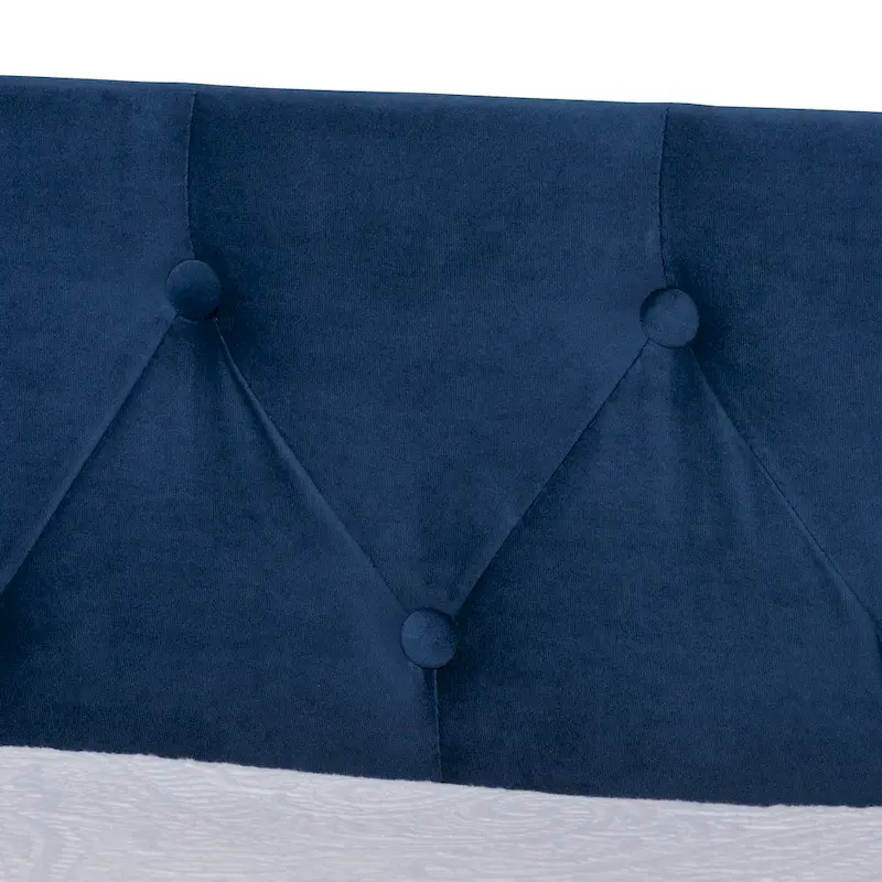 Larkin Modern Velvet Fabric Upholstered Daybed with Trundle