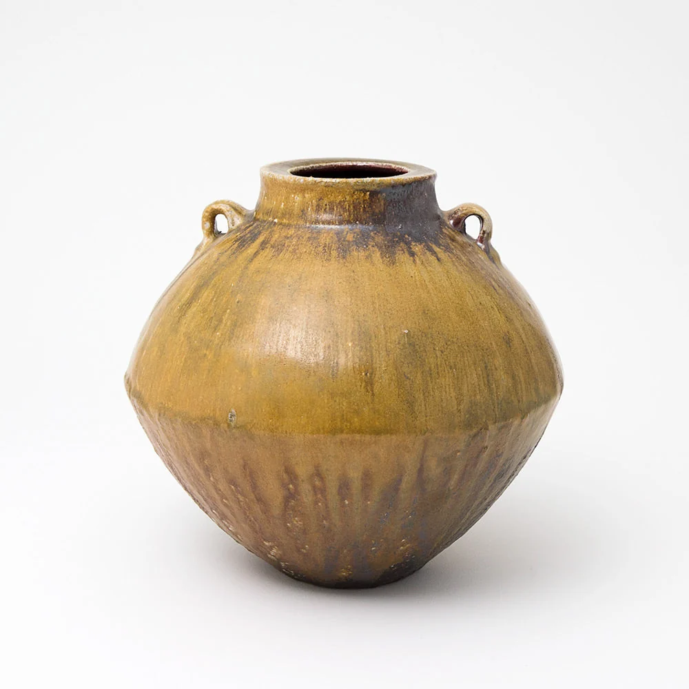 Yohen Ash Glazed Vase
