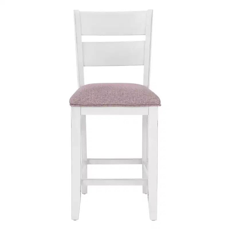Powell 6pc Bruner Rectangle Counter Height Dining Set White