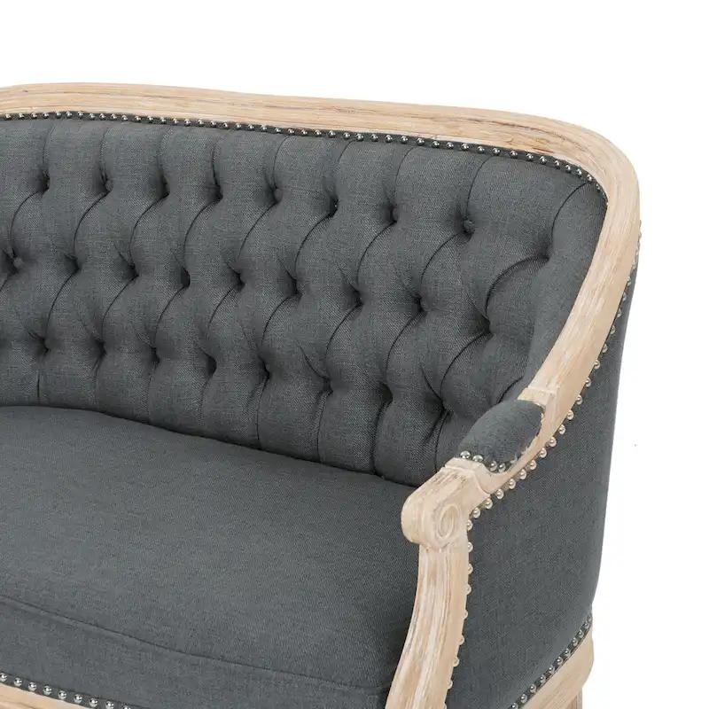 Faye Tufted Upholstered Loveseat by