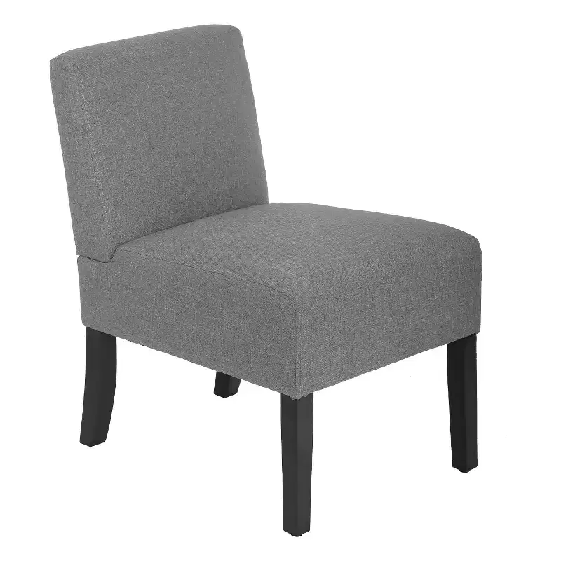 Dining Chair Accent Chair with Soft Fabric and Backrest for Living Room