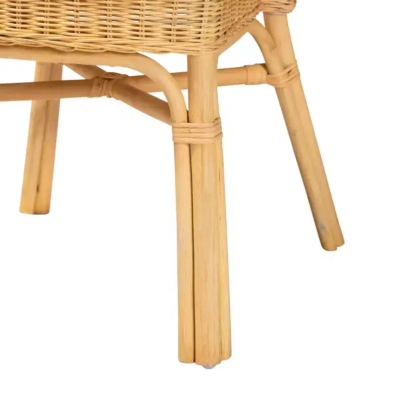 GDFStudio Tuttle Modern Bohemian Rattan Dining Chair