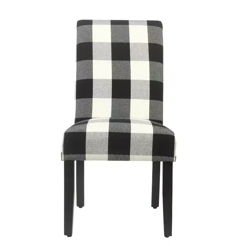 2 Parsons Dining Chairs Black