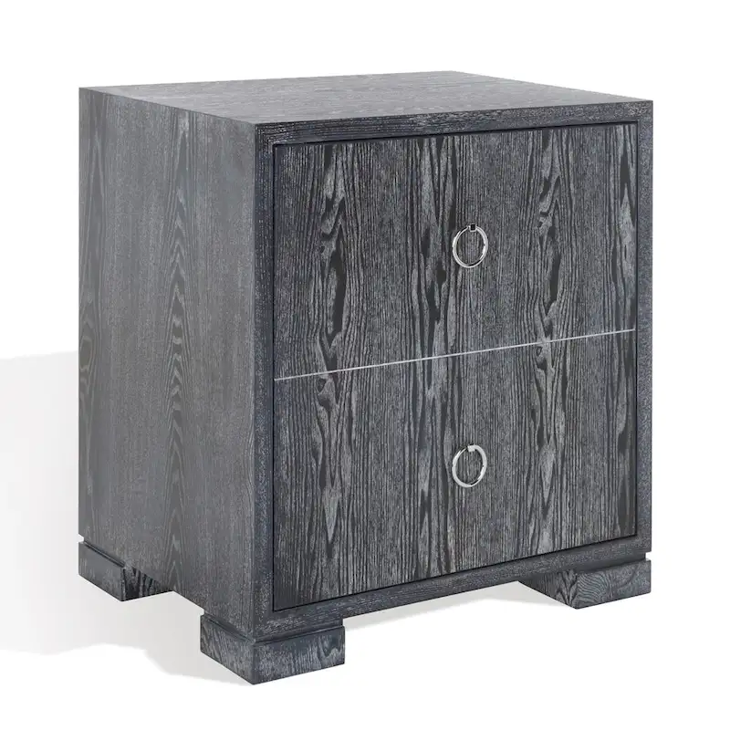 White/ Gold Lacquer Chest - 24Wx18Dx26H