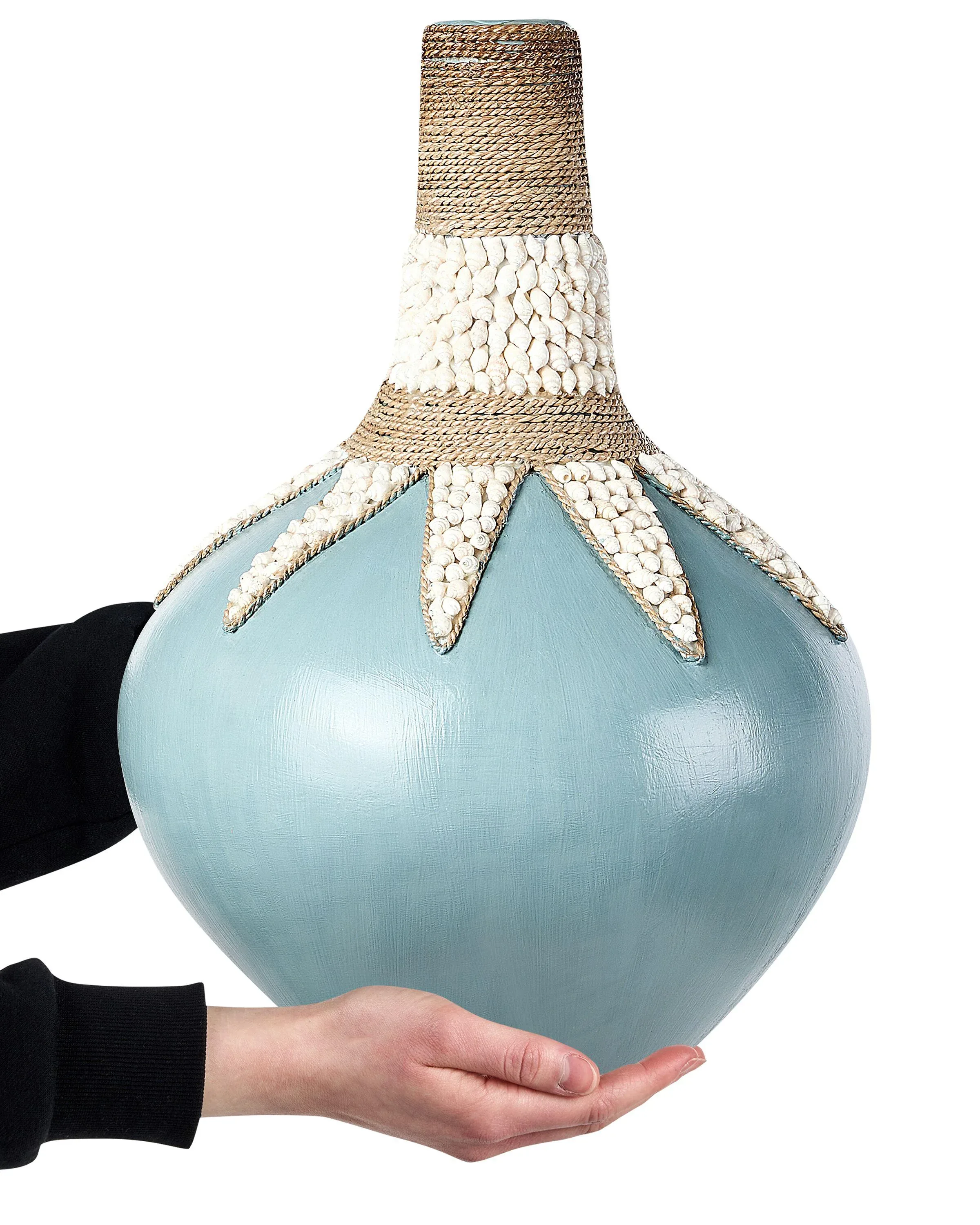 Vaso decorativo  Ceramica 43 cm Blu