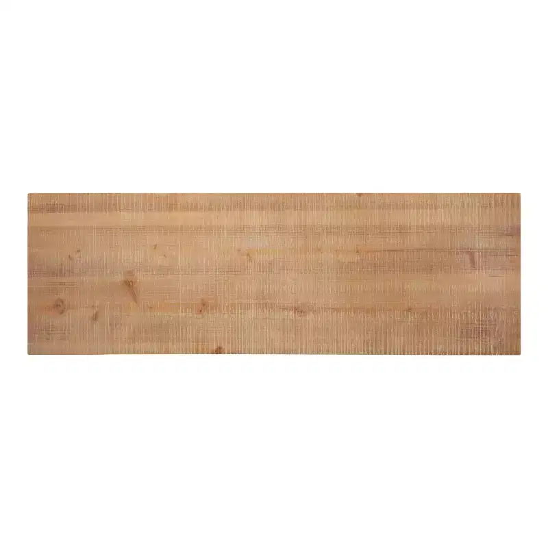 Kate and Laurel Travere Rectangle Wood Console Table, 42x16x30, Rustic Brown