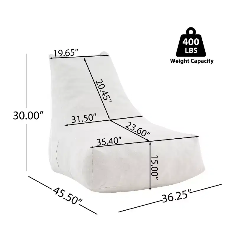 Christopher Knight Home Ramona Modern Patio Olefin Bean Bag Chair