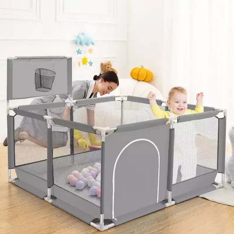 4-Panel Baby Playpen 50x50