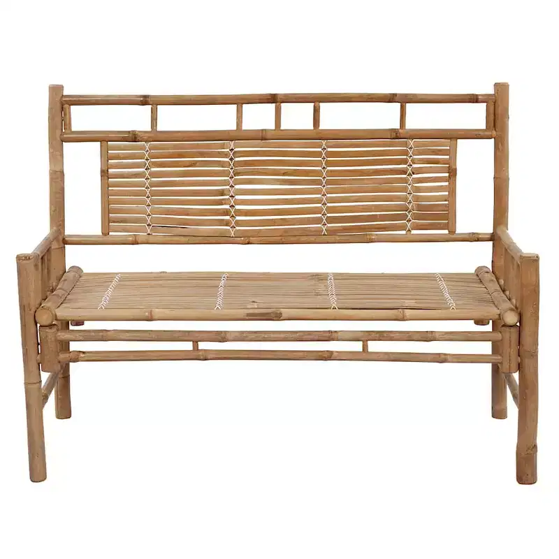 Garden Bench Bamboo Standard Durable Garden Bench Rectangular